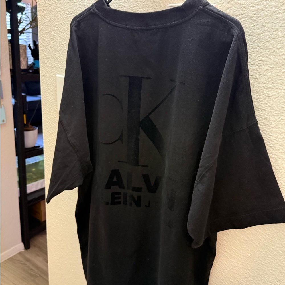 Calvin Klein Charcoal Logo Tee